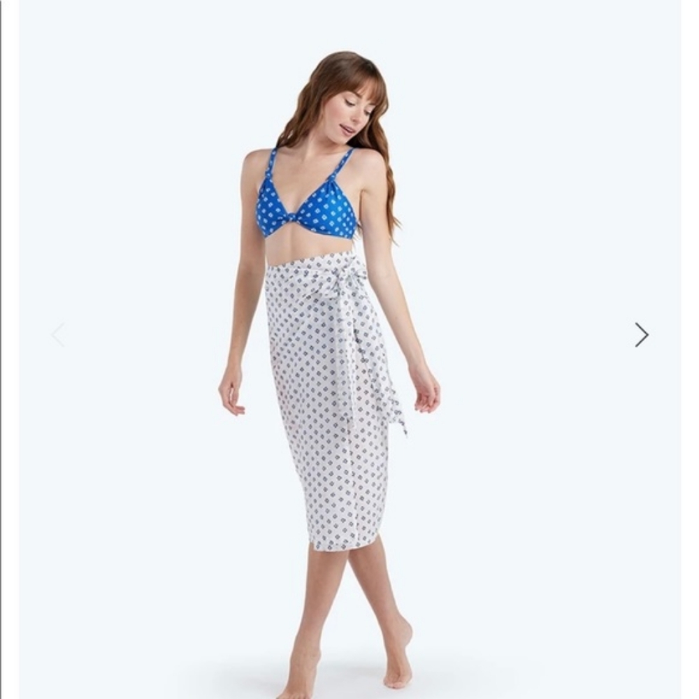 Summersalt easy breezy sarong wrap midi skirt xs NWT Summersalt